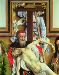 Joseph of Arimathea Supporting the Dead Christ (detail)